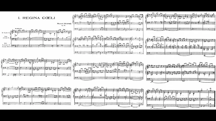 Dupr, Marcel (1969): Regina cli en sol majeur, op. 64 - Jeremy D. Filsell