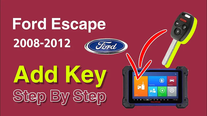 2008-2012 Ford Escape Add Key Step By Step