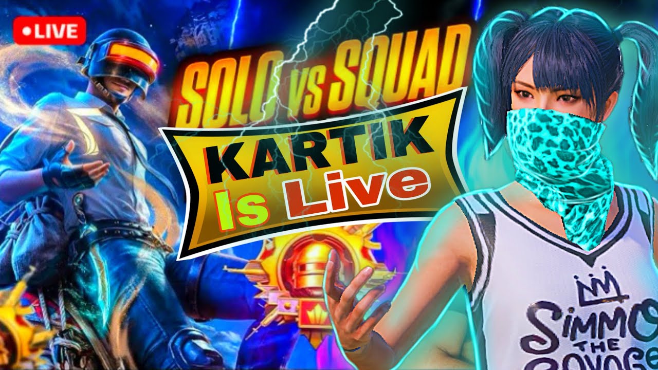 I PLAY SOLO VS SQUAD FULL RUSH 🔥 | Kartik LIVE - YouTube