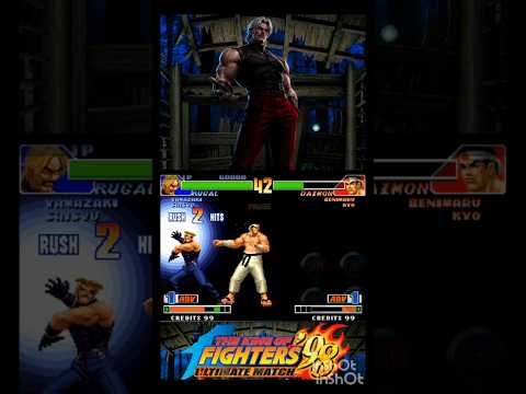 Rugal vs Daimon COMBO - #kof #kof98 #fightcade #snk #combos #fyp