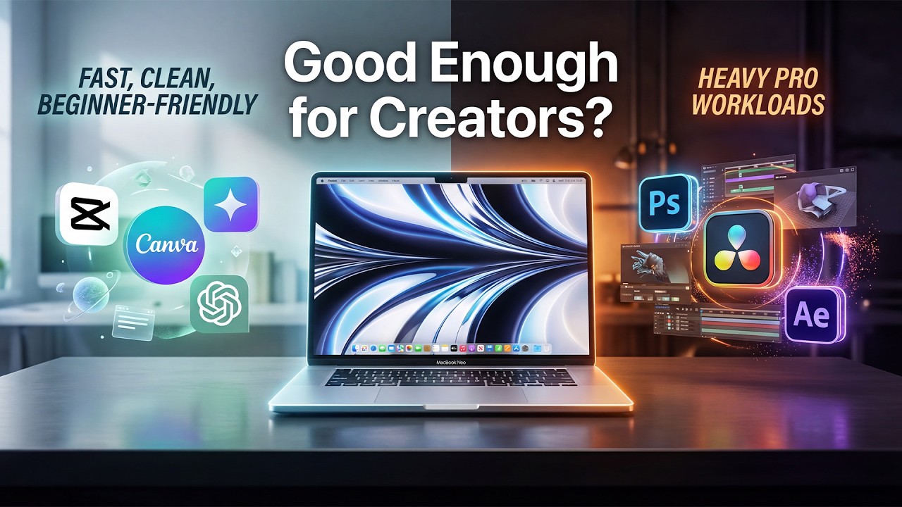 MacBook Neo (Creator Test) Kingy AI video thumbnail