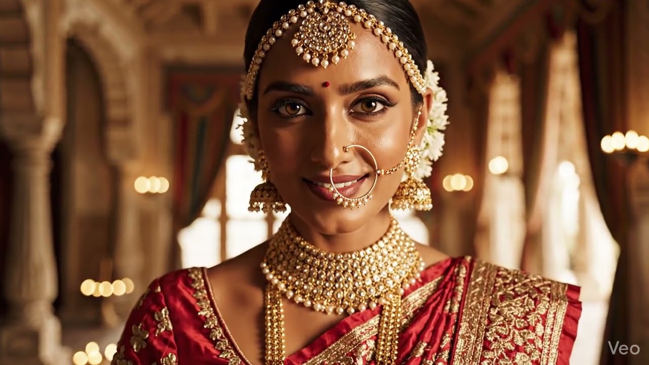stunning Indian woman wearing a traditional 