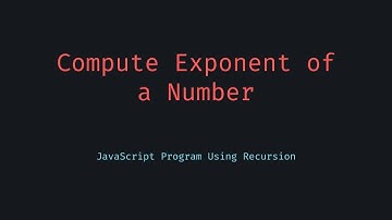 Calculate Exponents Recursively in JavaScript