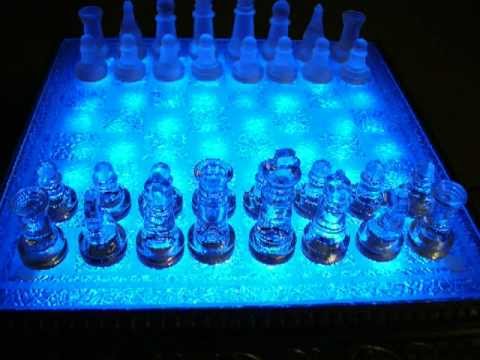 LED Chess Set - YouTube