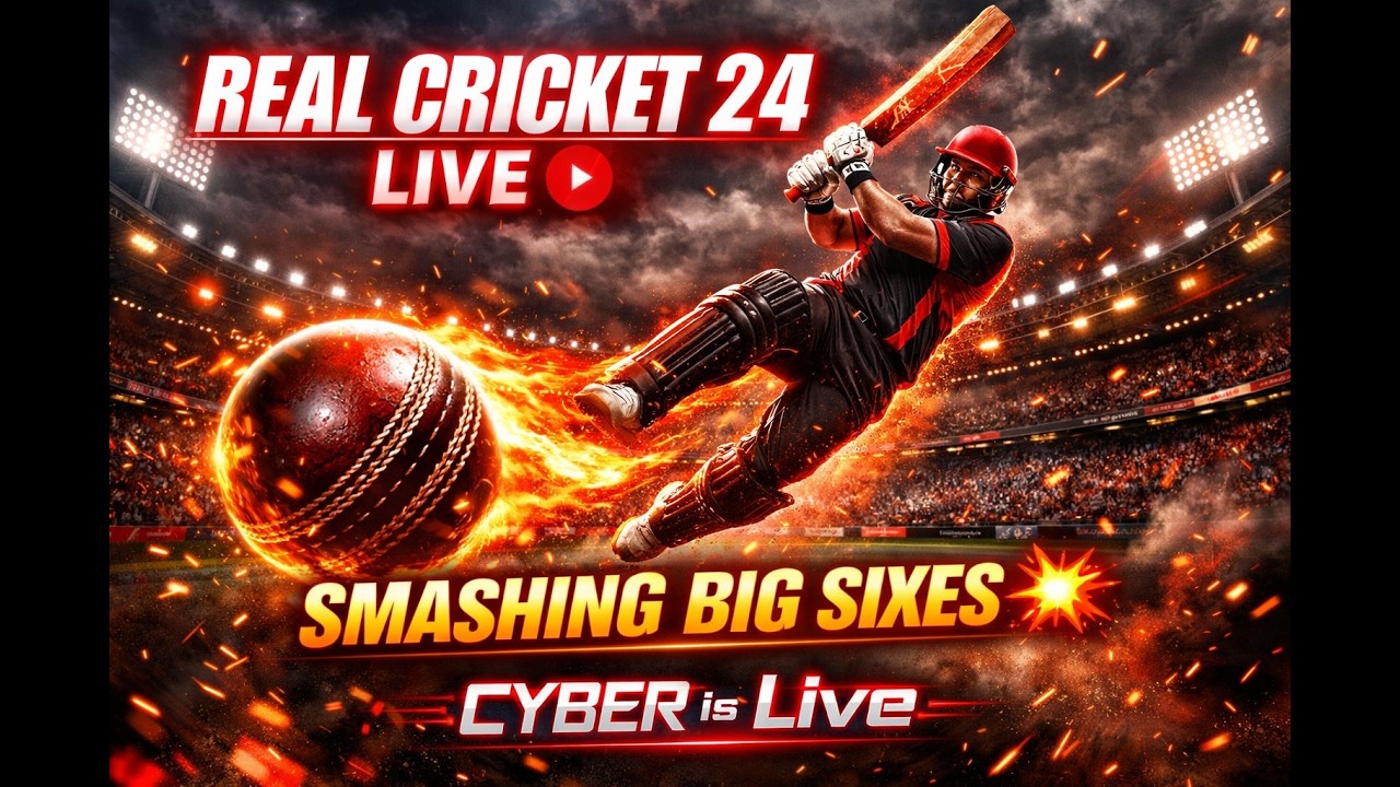 Real Cricket 24 LIVE 🔴 Ultimate Classic Match | 100m SIXES Only! 🚀