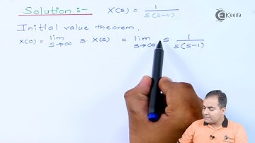 Initial Value And Final Value Theorem of Laplace Transform | Signals and Systems Problem 02