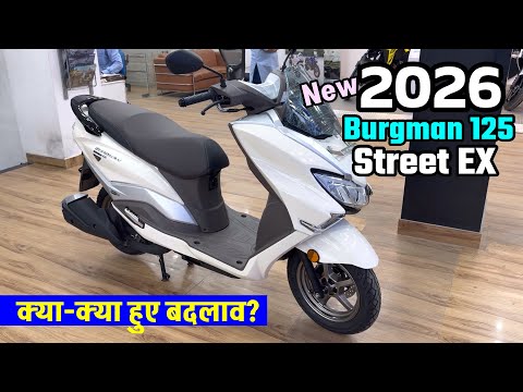 2026 Suzuki Burgman 125 Street EX New Colour Top Model Detailed Review 