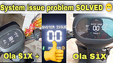 FINALLY 😃 OLA S1X & S1X Plus System Issue PROBLEM SOLVED 💯 #olas1x #olas1xplus #electricvehicle