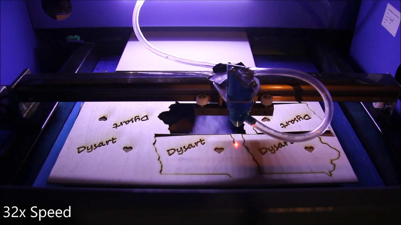 Laser Cutting Fridge K40 YouTube