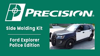 2011-2019 Ford Explorer Windshield Side Moldings Police Edition