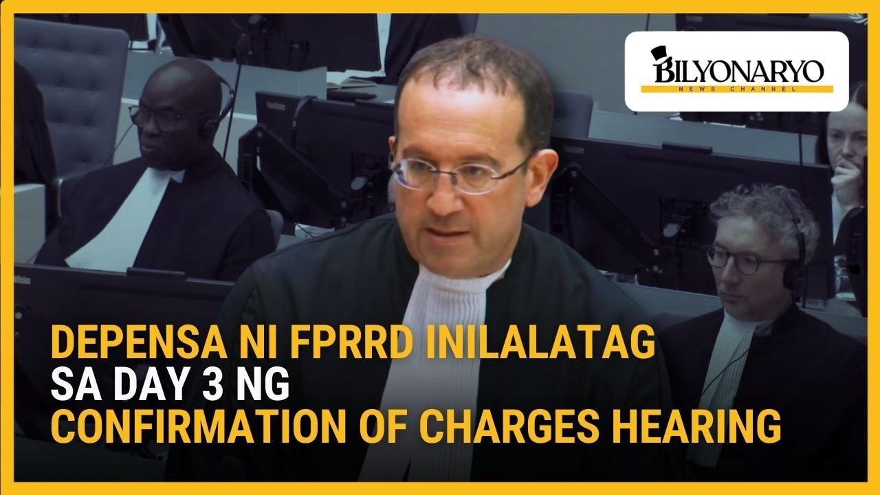 Lead Counsel Nicolas Kaufman, inumpisahan na ang paglatag ng merits para sa depensa ni FPRRD