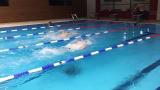 ADRIAN STANCA SWIMMING TEACHER - olimpic swimmer vs. water polo player : butterfly swimming race