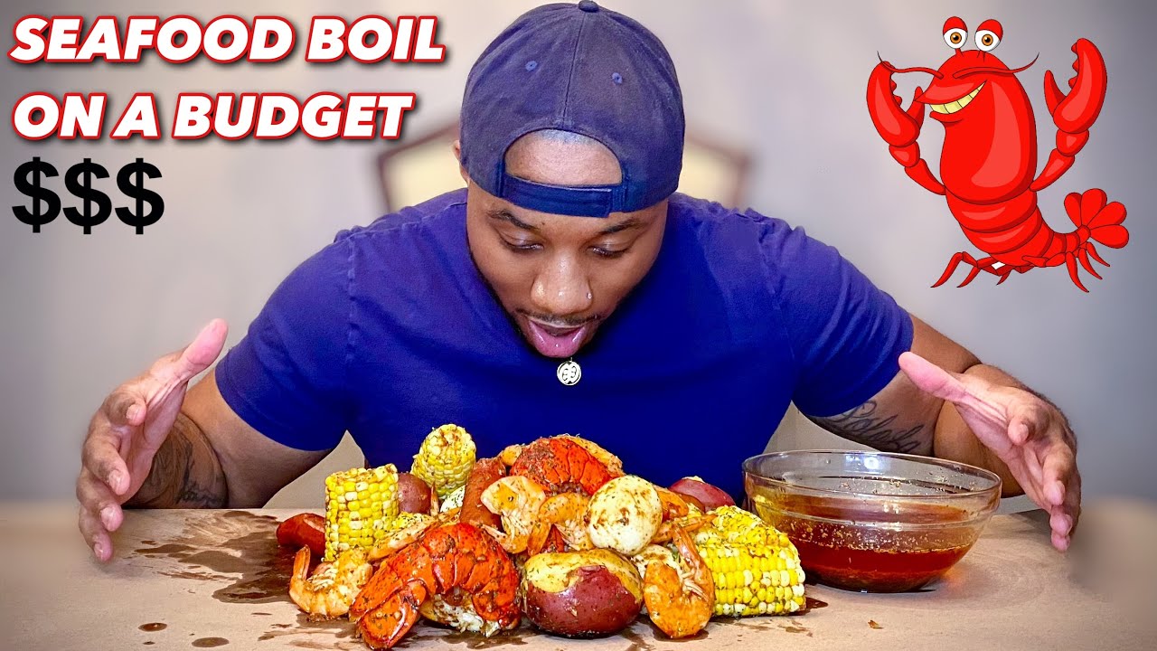 EASY SEAFOOD BOIL RECIPE THAT’S AFFORDABLE SEAFOOD BOIL MUKBANG