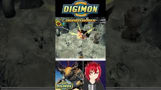 monochromon vs meteormon digimon 1 #ps1 #digimonworld1 #digimon