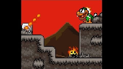 Super Mario Construct (PC) - Custom Level: Blazing Inferno Battlefield by Adon1003