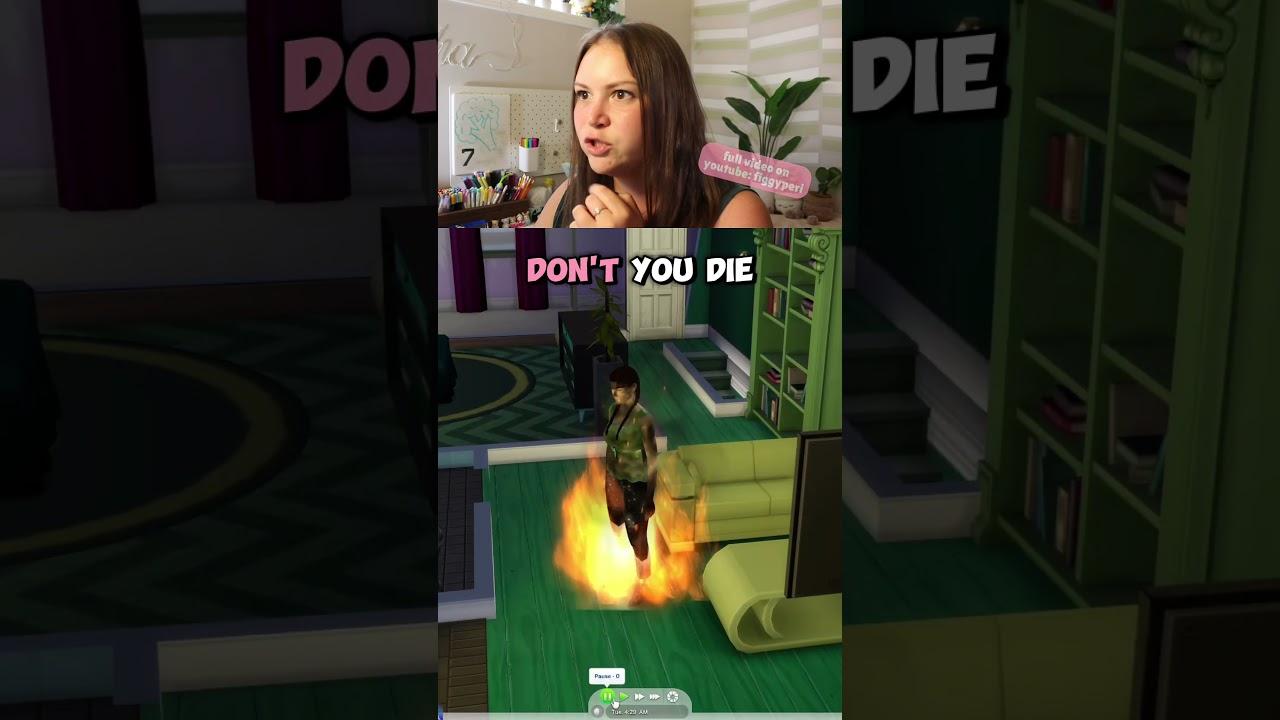 Странная реакция на то, что ты горишь.