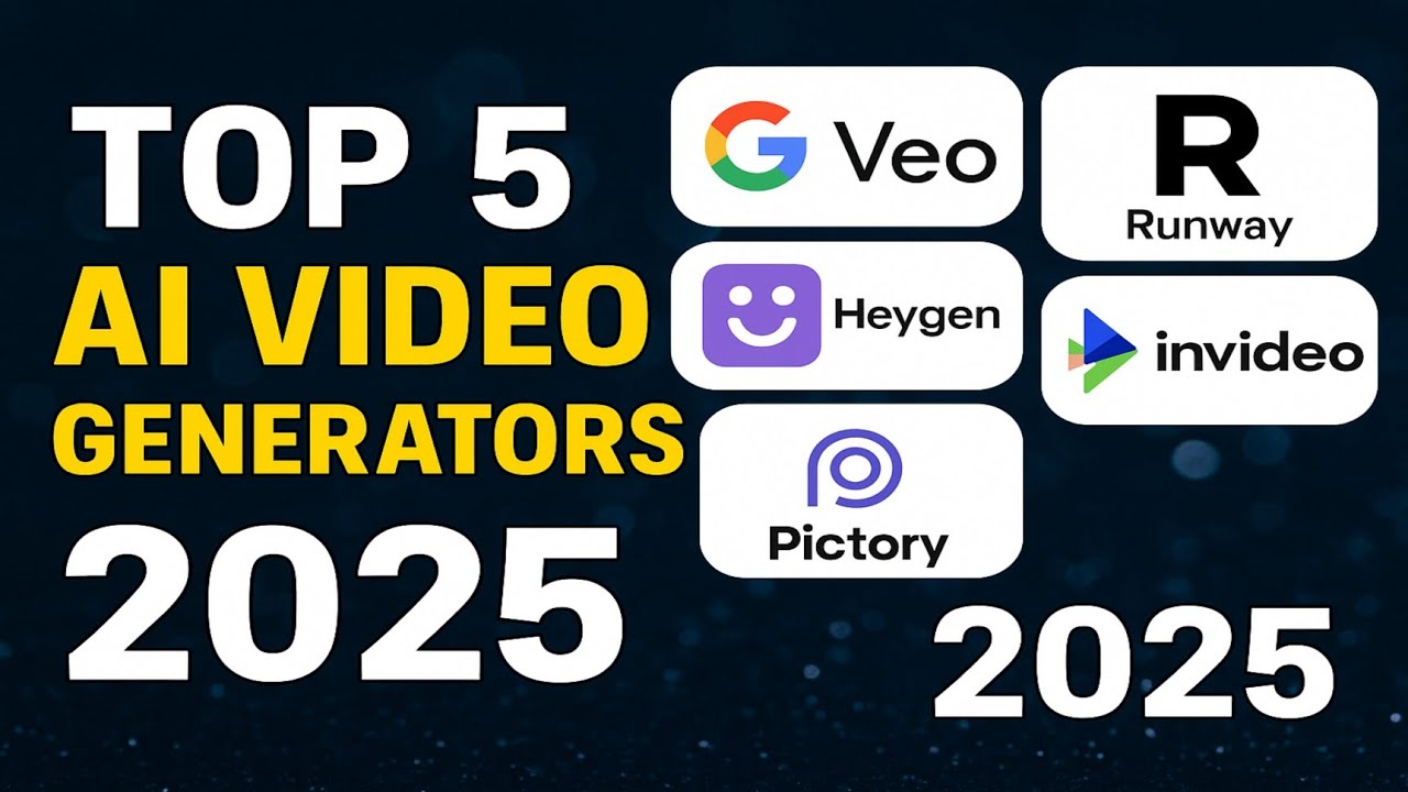 Top 5 AI Video Generators of 2025 – Create Stunning Videos - YouTube