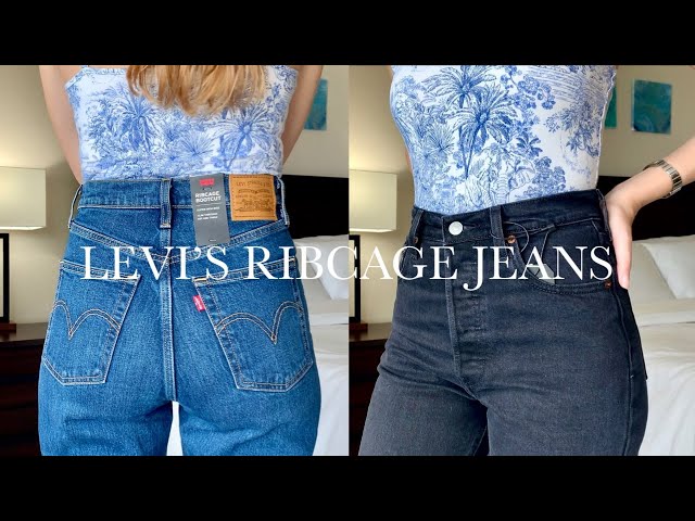 Levi's Ribcage Bootcut Jeans Review | Tawny Alessandra - YouTube