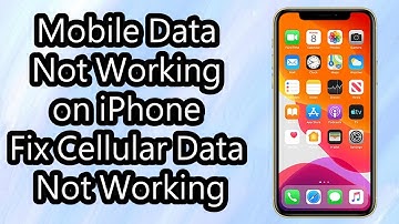 Mobile Data Not Working on iPhone Here