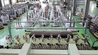 Amazing Fence Mass Production Process. Fence factory in South Korea.