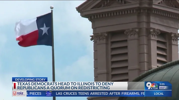 Democrats flee from Texas in bid to block redistricting