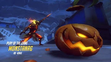 [ PC ] Overwatch CTF Nepal Genji Play of the Game Quad Killfeed