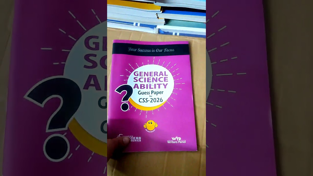 CSS 2026 Guess Papers by World Times Academy