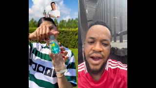 Guess who she picked? 😄#ronaldofans #celinedept #goviral #reaction #football #cr7 #veron #courtois