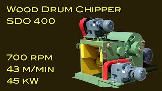 Wood Drum Chipper SDO 400