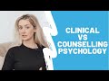 What is the difference between Clinical Psychology Doctorates and Counselling Psychology Doctorates?