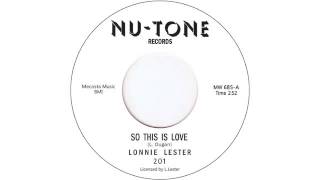 01 Lonnie Lester - So This Is Love [Tramp Records]