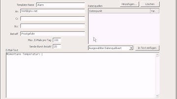 LOYTEC L-INX Configurator - Das Erstellen von E-Mail Vorlagen [A007]