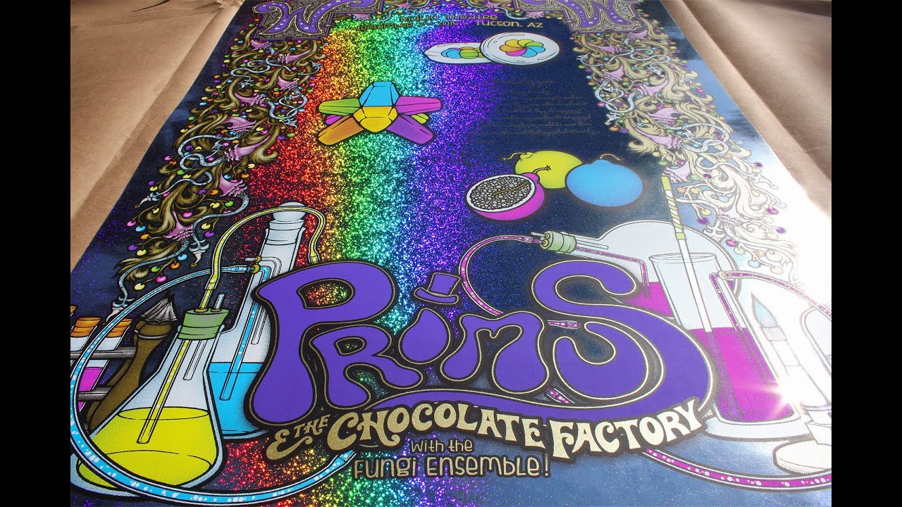 PRIMUS & the Chocolate Factory Tucson, AZ 2015 Fall Tour Poster By Gumball Designs Candy Man