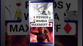 Similitudes entre PSYKOS y WANDA MAXIMOFF #onepunchman #marvel #wandamaximoff #psykos #manga