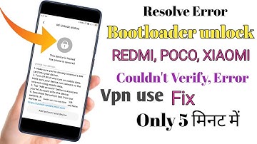 Bootloader unlock couldn