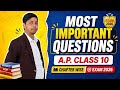 Top Important Questions of A.P. Class 10 | Exam 2026