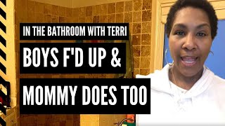 9. In The Bathroom With Terri Boys Fup And Mommy Does Too
