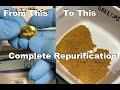 Gold Plated Pins Repurification Oxalic Acid