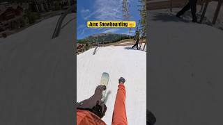 June Snowboard Jump In Colorado
