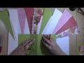 How to Make A Starburst Scrapbooking Layout