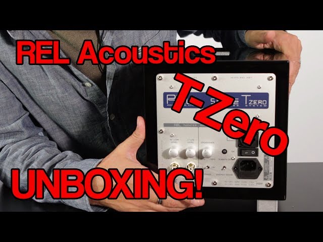 Monica forsvinde Forbedre REL Acoustics T Zero Subwoofer Unboxing - YouTube