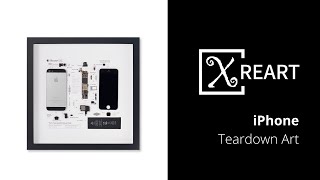 Xreart iPhone 4s Teardown Framed Artwork, Best Nostalgia Gift - Xreart