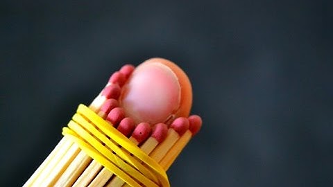 How to light a match with finger?