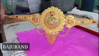 Latest Gold Bajuband Design For Women With Weight And Price