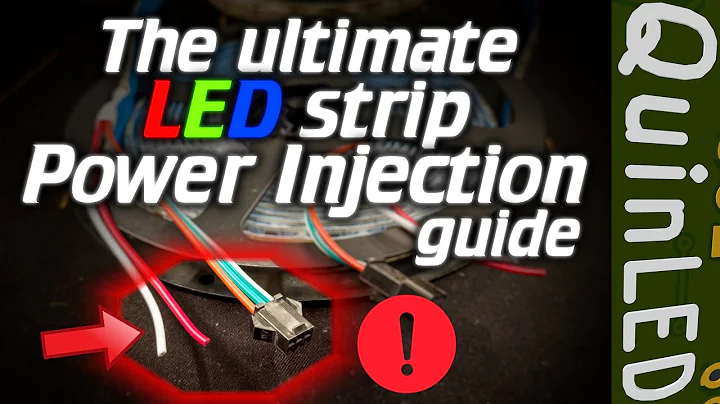 Calculate LED Strip Voltage Drop With 💡QuinLED💡: You'll Be Surprised How Many Wires You Need!