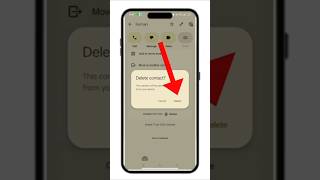 How to delete number 😱| Number delete kaise kare permanently | remove contact number | #shorts