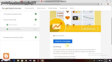 Find success with analytics: Module 22 | Google Digital Unlocked | Google for Education - BloggingYT