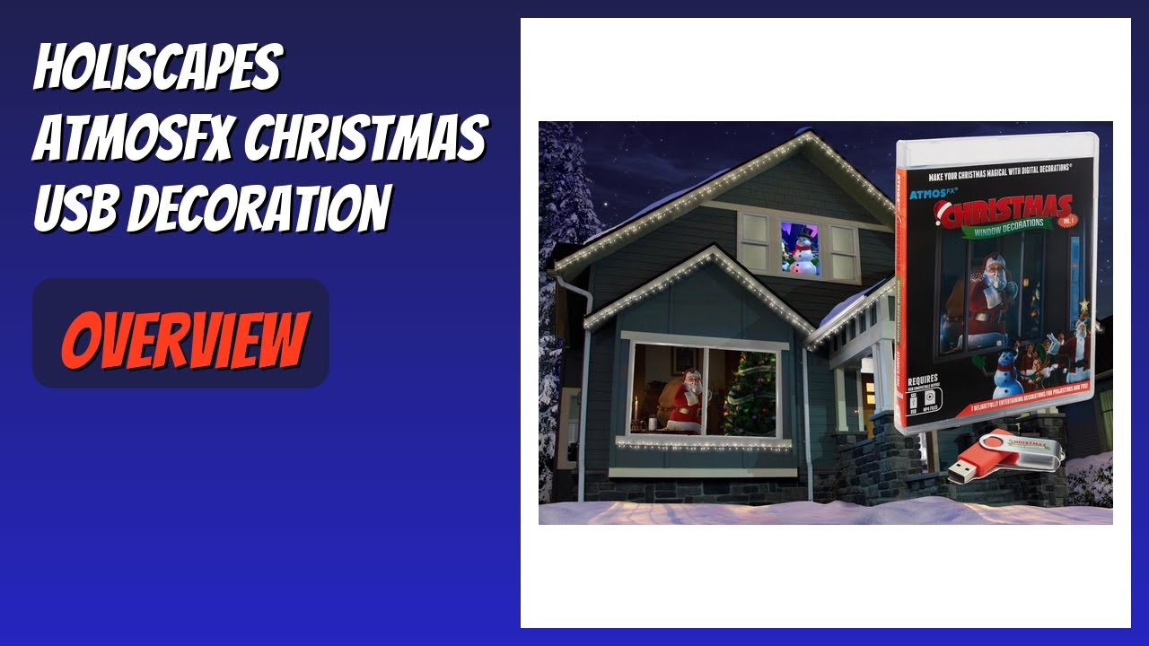 REVIEW (2026): HoliScapes AtmosFX Christmas USB Decoration. Features