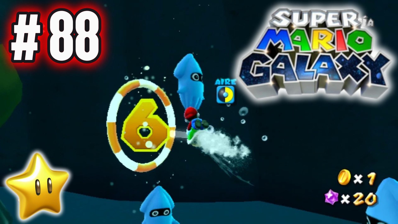 Super Mario Galaxy (Wii)En Español Parte#88 Galaxia Gruta Calabozo El ...