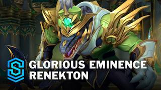 Glorious Eminence Renekton Wild Rift Skin Spotlight